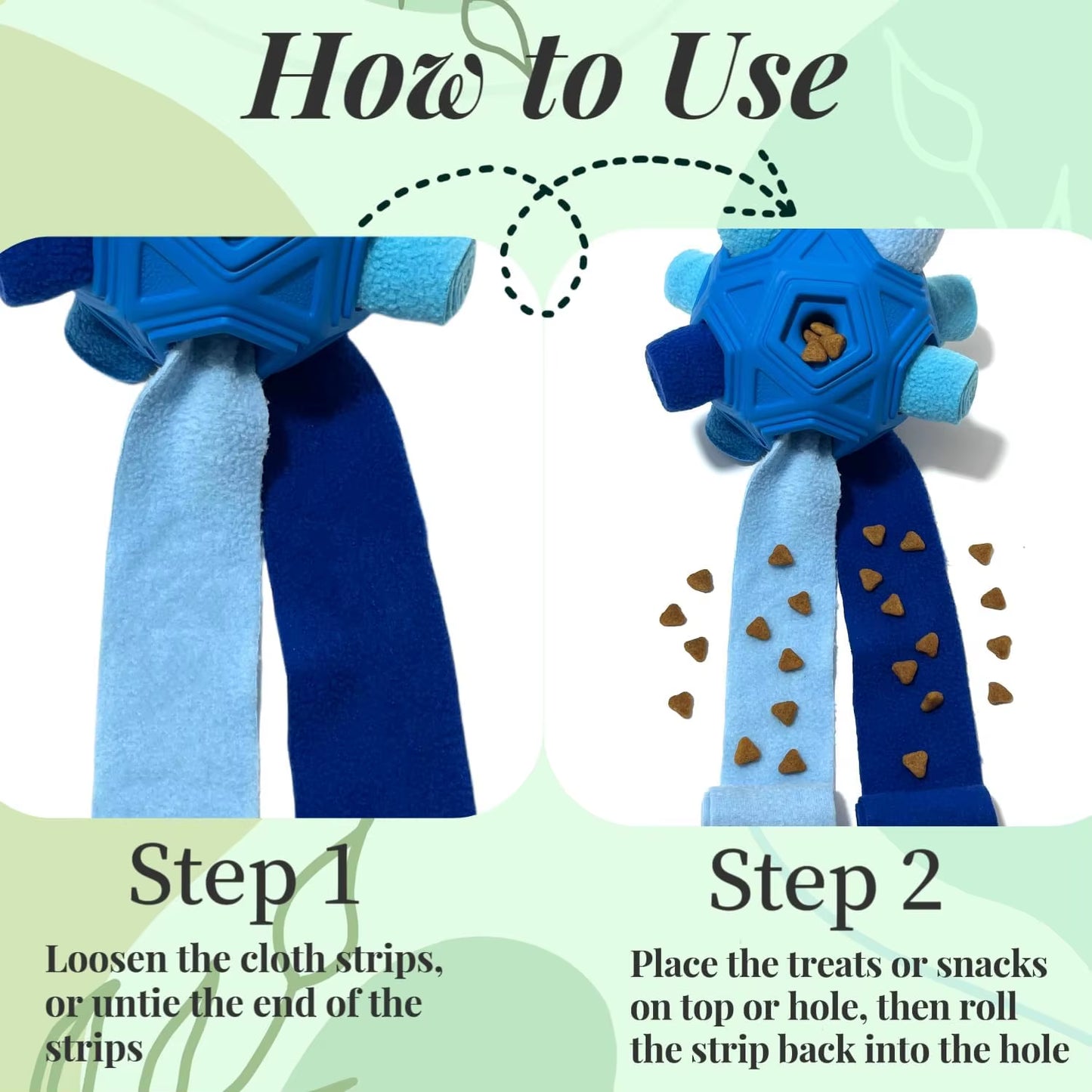 Snuffle Ball for Dog Toys Unbreakable Upgrade Ball Interactive Toy Foraging Snuffle Mat Puppy Treat Dispenser Slow Feeder